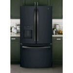 GE - 25.6 Cu. Ft. French Door Refrigerator with In-the-Door Ice Maker - Black Slate - Image 6