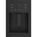 GE - 25.6 Cu. Ft. French Door Refrigerator with In-the-Door Ice Maker - Black Slate - Image 3