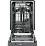 Haier 18" Compact Front Control Smart Built-In Stainless Steel Tub Dishwasher 3-Level Wash 47 from Kings Outlet