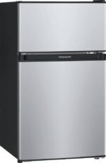 Frigidaire - 3.1 Cu. Ft. Mini Fridge with Built-In Freezer - Silver - Image 2