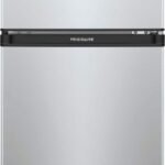 Frigidaire - 3.1 Cu. Ft. Mini Fridge with Built-In Freezer - Silver