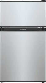 Frigidaire - 3.1 Cu. Ft. Mini Fridge with Built-In Freezer - Silver