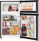 Frigidaire - 3.1 Cu. Ft. Mini Fridge with Built-In Freezer - Silver - Image 4
