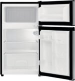 Frigidaire - 3.1 Cu. Ft. Mini Fridge with Built-In Freezer - Silver - Image 5