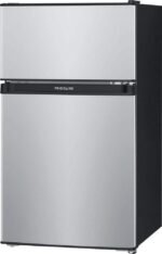 Frigidaire - 3.1 Cu. Ft. Mini Fridge with Built-In Freezer - Silver - Image 3