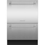 Fisher Paykel 24" Front Control Built-In Dishwasher Stainless Steel from Kings Outlet