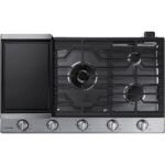Samsung 36" Built-In Gas Cooktop WiFi Dual Power Brass Burner Stainless Steel from Kings Outlet