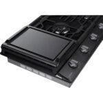 Samsung 36" Built-In Gas Cooktop WiFi Black Stainless Steel from Kings Outlet