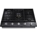 Samsung - 30" Built-In Gas Cooktop with WiFi and Dual Power Brass Burner - Black Stainless Steel - Image 4