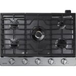 Samsung 30" Built-In Gas Cooktop WiFi Dual Power Brass Burner Stainless Steel from Kings Outlet