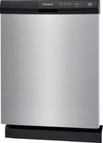 Frigidaire - 24" Front Control Built-In Dishwasher with 3-Cycles, 55 dBA - Stainless Steel - Image 3