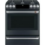Café - 5.6 Cu. Ft. Self-Cleaning Slide-In Gas Convection Range, Customizable - Matte Black