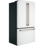 Café 23.1 Cu. Ft. French Door Counter-Depth Smart Refrigerator Internal Water Dispenser Matte White from Kings Outlet