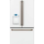 Café - 22.2 Cu. Ft. French Door Counter-Depth Smart Refrigerator, Customizable - Matte White