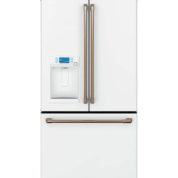 Café 22.2 Cu. Ft. French Door Counter-Depth Smart Refrigerator Customizable Matte White from Kings Outlet