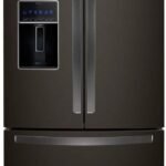 Whirlpool - 27 Cu. Ft. French Door Refrigerator with Platter Pocket - Black Stainless Steel