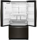Whirlpool - 27 Cu. Ft. French Door Refrigerator with Platter Pocket - Black Stainless Steel - Image 5