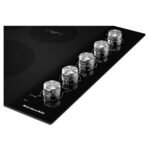 KitchenAid - 30" Built-In Electric Cooktop - Black - Image 4