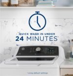 GE 4.5 Cu. Ft. Top Load Washer Water Level Control Deep Fill Quick Wash from Kings Outlet