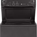 GE - 3.8 Cu. Ft. Top Load Washer and 5.9 Cu. Ft. Gas Dryer Laundry Center - Diamond Gray