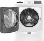 Maytag - 4.8 Cu. Ft. High Efficiency Stackable Front Load Washer with Steam and Fresh Hold - White - Image 7