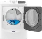 Maytag - 7.3 Cu. Ft. Stackable Gas Dryer with Extra Power Button - White - Image 6