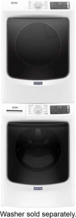 Maytag - 7.3 Cu. Ft. Stackable Gas Dryer with Extra Power Button - White - Image 7