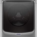 Maytag - 4.8 Cu. Ft. High Efficiency Stackable Front Load Washer with Steam and Fresh Hold - Metallic Slate