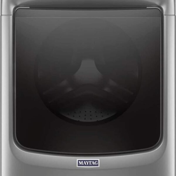 Maytag 4.8 Cu. Ft. High Efficiency Stackable Front Load Washer Steam Fresh Hold Metallic from Kings Outlet