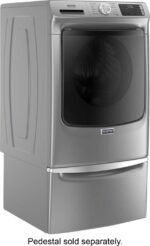 Maytag - 4.8 Cu. Ft. High Efficiency Stackable Front Load Washer with Steam and Fresh Hold - Metallic Slate - Image 4