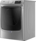 Maytag - 7.3 Cu. Ft. Stackable Gas Dryer with Steam and Extra Power Button - Metallic Slate - Image 3