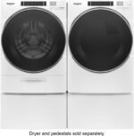 Whirlpool 5.0 Cu. Ft. High Efficiency Stackable Front Load Washer Steam FanFresh White from Kings Outlet