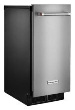 KitchenAid - 15" 22.8-Lb. Freestanding Icemaker - Stainless Steel - Image 3