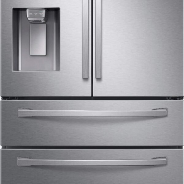 Samsung 28 Cu. Ft. 4-Door French Door Smart Refrigerator FlexZone Drawer Stainless Steel from Kings Outlet