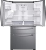Samsung - 28 Cu. Ft. 4-Door French Door Smart Refrigerator with FlexZone Drawer - Stainless Steel - Image 7