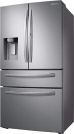 Samsung - 28 Cu. Ft. 4-Door French Door Smart Refrigerator with FlexZone Drawer - Stainless Steel - Image 6