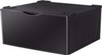 Samsung - Washer/Dryer Laundry Pedestal with Storage Drawer - Brushed Black - Image 5