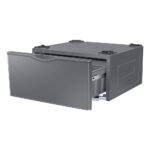Samsung - Washer/Dryer Laundry Pedestal with Storage Drawer - Platinum - Image 3