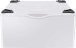Samsung - Washer/Dryer Laundry Pedestal with Storage Drawer - White