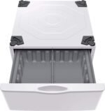 Samsung - Washer/Dryer Laundry Pedestal with Storage Drawer - White - Image 4