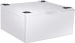 Samsung - Washer/Dryer Laundry Pedestal with Storage Drawer - White - Image 5