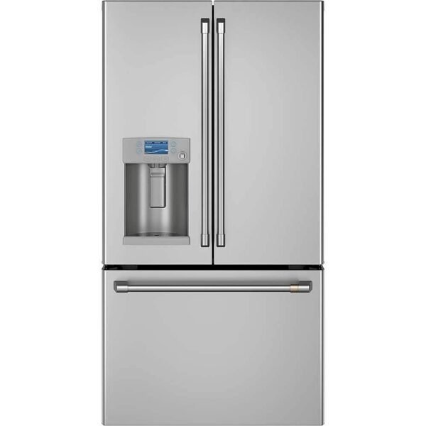 Café 22.2 Cu. Ft. French Door Counter-Depth Smart Refrigerator Hot Water Dispenser Customizable Stainless from Kings Outlet