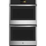 GE Profile - 30" Smart Built-In Double Electric Convection Wall Oven with Air Fry & Precision Cooking - Stainless Steel