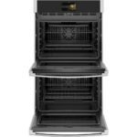 GE Profile - 30" Smart Built-In Double Electric Convection Wall Oven with Air Fry & Precision Cooking - Stainless Steel - Image 3