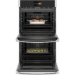 GE Profile - 30" Smart Built-In Double Electric Convection Wall Oven with Air Fry & Precision Cooking - Stainless Steel - Image 4