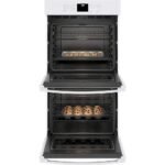 GE - 27" Built-In Double Electric Wall Oven - White - Image 5