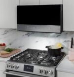 Café 2.1 Cu. Ft. Over-the-Range Microwave Sensor Cooking Wi-Fi Platinum Glass from Kings Outlet