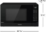 Panasonic - 1.2 Cu. Ft. 1200 Watt SN66KB Microwave with Inverter and Genius Sensor - Black - Image 2