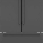 Bosch - 800 Series 21 Cu. Ft. French Door Counter-Depth Smart Refrigerator - Black Stainless Steel