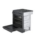 Bosch - 800 Series 4.8 Cu. Ft. Slide-In Gas Convection Range with Self-Cleaning - Black Stainless Steel - Image 4